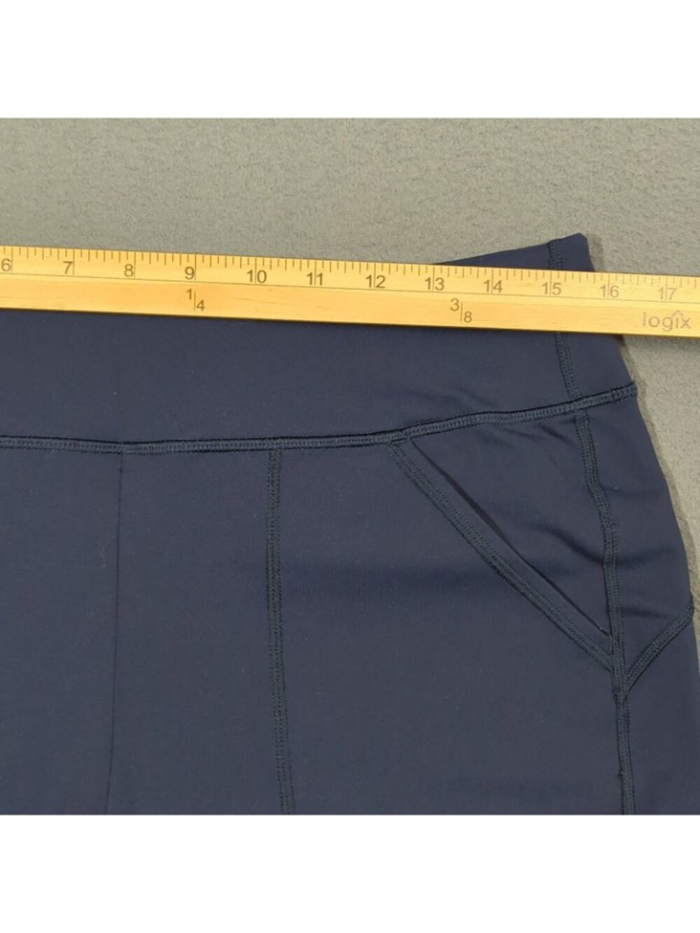 Duluth Trading Co Shorts Women's M Navy Blue NoGA Classic 7" Shorts - Picture 3 of 11